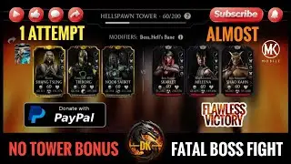 Fatal Hellspawn Tower 60 & Reward 🎮 Mortal Kombat Mobile▫️MK Mobile #mortalkombatmobile #mkmobile