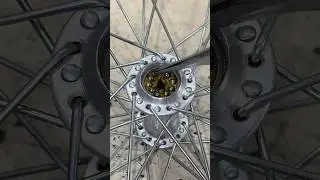 Front hub assembling #mtb #bikerestoration #bikeservice