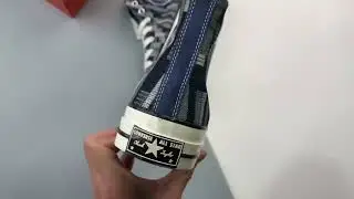 Converse Chuck 70 Workwear Denim Obsidian Black Egret