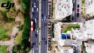 Dji Phantom 4 Cinema Look 4K  Полёт над Тель Авивом на квадрокоптере
