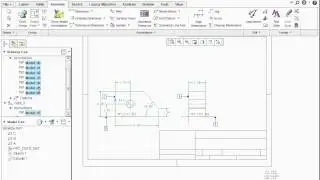 Creating Dimensions and Centerline Tutorial 2 - Creo