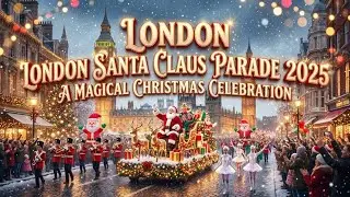 London Santa Claus Parade 2025 | A Magical Christmas Celebration 🎅✨Amazing UK Christmas parade