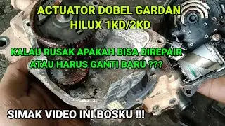 Penyebab lampu indikator 4WD Hilux Menyala Berkedip !!! Actuator Rusak/ Bermasalah