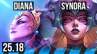 DIANA vs SYNDRA (MID) | 13/1/11, Legendary | VN Challenger | 25.18