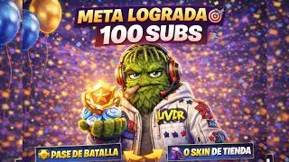 &iexcl;LLEGAMOS A 100 SUBS! 🎉 Sorteo de Pase de Batalla o Skin info🔥