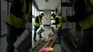 Epoxy Floor timelapse loop #Shorts #epoxy #renovation #floortransformation #luxury #timelapse