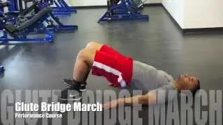 Glute Bridge March