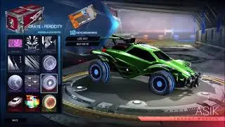 Rocket League Ferocity Crate All Items Showcase
