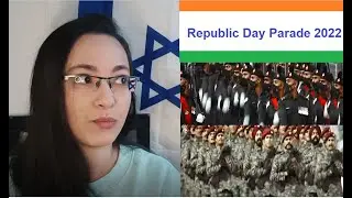 Indian Army Hell March |  Republic Day Parade 2022 | israeli girl reaction