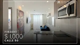 $1,000 | Modern Furnished Apartment for Rent on Calle 50 &ndash; Prime Location Panama City