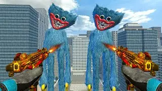 HUGGY WUGGY FROM POPPY PLAYTIME: FIGHT FOR SURVIVAL | GARRY'S MOD | GMOD MAXZY #20