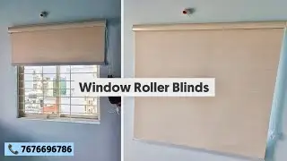 Window Roller Blinds Curtains Premium Quality @Hyderabad 📞 7676696786 #kgnservices