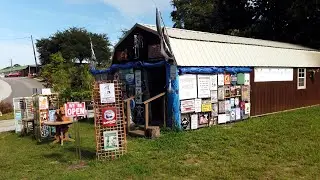 Florida Walk: Renninger's Flea Market Vintage and Antique Center in Mount Dora &middot; Orlando Suburbs 4K