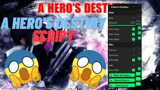 Roblox A Hero's Destiny OP Script | Auto Farm Auto Quest Auto Train Auto Stats | *PASTEBIN*
