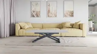 Up&Down folding table - coffee table - 2in1 - multifunctional solution - NEW!