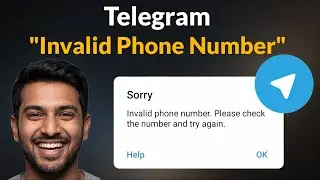 Telegram - Invalid Phone Number - Please Check the number and try again - Android