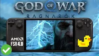 God of War Ragnarok on Steam Deck | FSR 4 | Lossless Scaling Performance Test