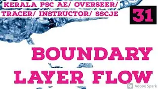 BOUNDARY LAYER FLOW - Fluid mechanics part 31