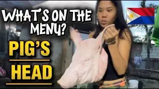🇵🇭Filipina Wife Barbecued a Whole Pig’s Head—Here’s Why 🐷🔥#2026
