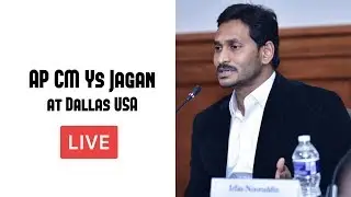 AP CM Ys Jagan mohan reddy at Dallas USA LIVE | Social TV Telugu