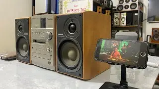 Aiwa FD5. Chỉnh 3 dải Bass treble mid,Gi&aacute; 900K. Zalo: 0975 575 262