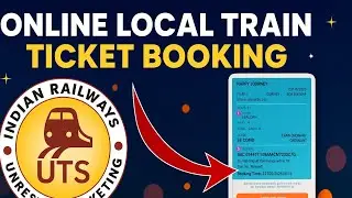 2 Minute Me Local Train  Ticket Book Karna Sikhiye! #uts