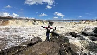 Cachoeira do Urubu Esperantina no Piauí no dia 01/05/2024