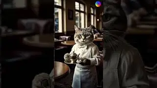 Hilarious Cat Waiter Serves Tea! You Won't Believe What Happens Next!