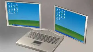Dual screen notebook #5, detachable displays approach