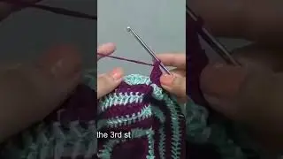Let's Learn Shell Stitch. Double Crochet Shell Stitch.