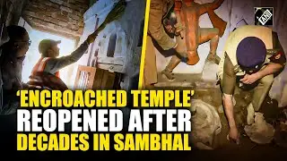 ‘Encroached temple’ reopened after decades in Sambhal, well found during anti-encroachment drive