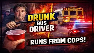 School bus driver drives drunk with kids on board!