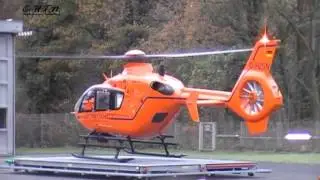 Christoph 9 landung am Luftrettungszentrum BGU Duisburg