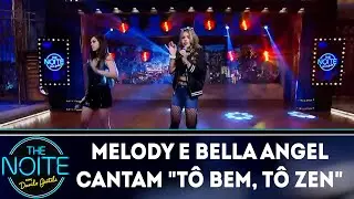 Melody e Bella Angel cantam 