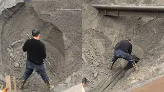 Unloading sand from a 1000-ton cargo ship is so relaxing!