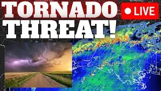 BREAKING: HUGE Tornado Threat For Today! LIVE Weather Report