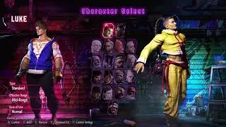 Street Fighter 6 Full Character Select Screen Rashid Update