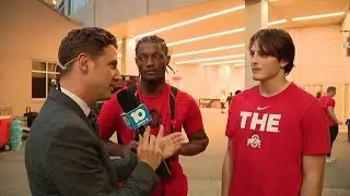 Julian Sayin and Carnell Tate postgame interview | Ohio State vs. Wisconsin