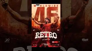 #RETRO Day 1 Worldwide Gross - 46 Crs 💥🔥 #Suriya #shorts CoverCinema