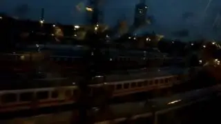 Das BW K&ouml;ln-Hansaring vom Zug aus betrachtet