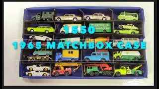 1550 1965 Matchbox Carrying Case PT1 Toy Car Case