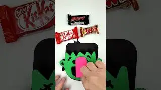 Halloween Frankenstein Candy Holder SVG Template for #cricut & Easy #DIY #halloween #crafts