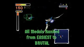 Star Fox 64: ALL MEDALS RANKED from EASIEST to BRUTAL
