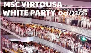 The White Party 🎊 in MSC CRUISE SHIP 🚢,
