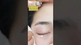 눈썹이 자라난것 같은 자연스러운 결 표현! 엠보눈썹전후
