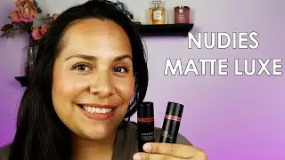 New NudeStix Matte Luxe Blush - Nudies Matte -Comparison to Original