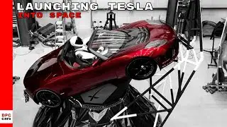 SpaceX запускает Tesla Roadster в космос. Видео
