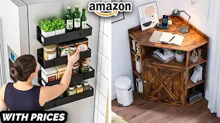 25 New AMAZON FINDS TO DECLUTTER YOUR HOME | Smart Space Saving Furniture Ideas [With Prices]