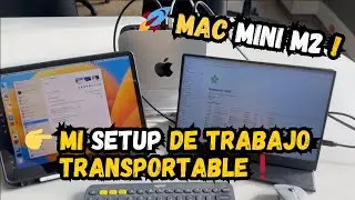 🚀 Mac Mini M2 👉 Mi Setup de Trabajo Transportable❗ 💻