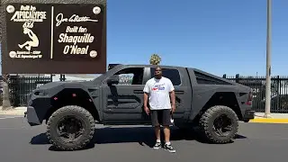 NBA player Shaquille O&rsquo;Neal&rsquo;s 3.5 million dollar fully custom bulletproof apocalypse TRX ￼truck 😲😲😲